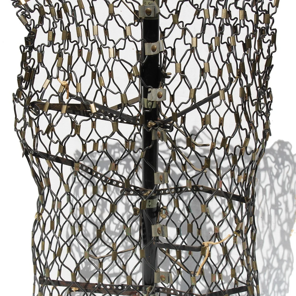 Ancien buste de mannequin de couture / Treillis / Jardin des Modes - Photo 4/4