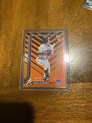 Drake Baldwin Halloween Holiday Foil Rookie 2025 Topps Update Card #US113 Braves