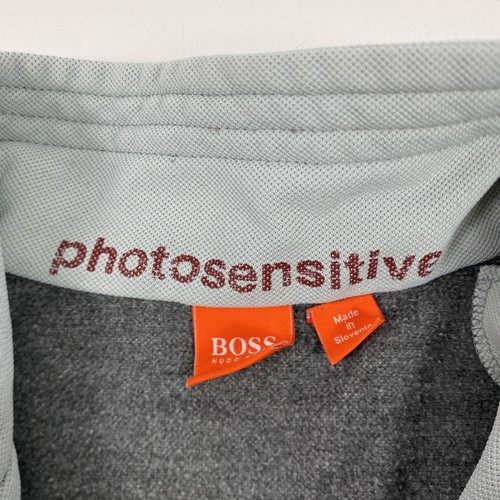 BOSS Hugo Boss Pullover Herren XL grau Quarter Zip Fleece gefüttert lichtempfindlich - Bild 7 von 22