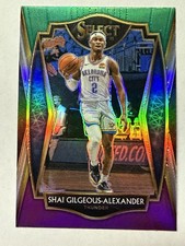 2020-21  Select - Premier Level Shai Gilgeous-Alexander #119 Green White Purple