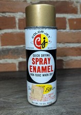 Vtg Color Jet Gold #1151 Made In USA Spray Paint Haas Chemical 1970s