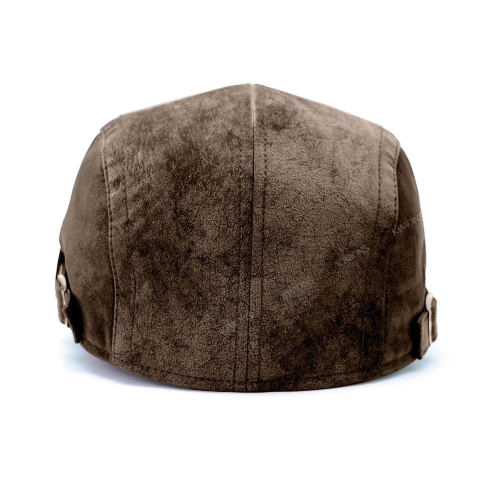 Gamuza Terciopelo Gatsby Hiedra Sombrero Pico de Pato Gorra Golf Conducción Plana Cabbie Newsboy Foto 4 de 4