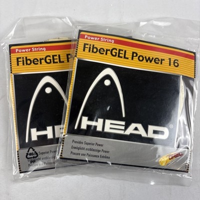 Head FiberGel Power 16 Power String Natural 1.30mm 40ft Lot Of 2 NEW In Package