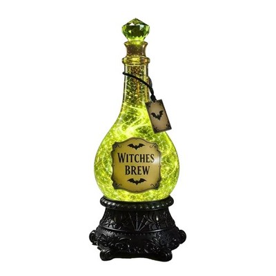Halloween Glitter Globe Light   Glowing Witch's Potion (Emits Green Light)