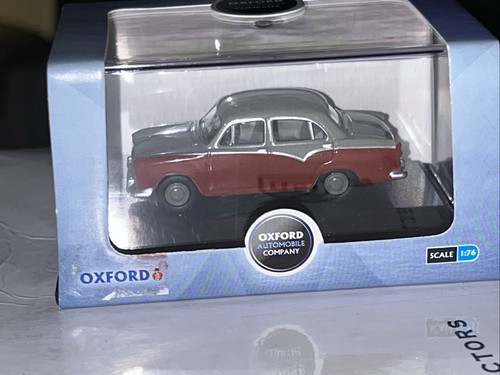 Oxford 1/76 Morris Oxford Birch Grey / Red. US VERKÄUFER!!