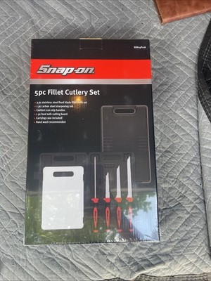 Snap On Tools 5-PC Fillet Cutlery Set SSX24P118 NEW SEALED