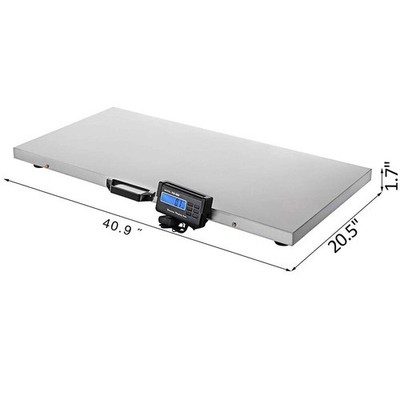 1000lbs Animal Scale Stainless Platform Scales for Hogs Goat Sheep Alpacas Pig