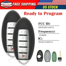 2 For 2013 2014 2015 Nissan Altima 5b Keyless Smart Remote Key Fob KR5S180144014