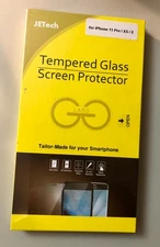 New Unopened - JETech Tempered Glass Screen Protector for iPhone 11 Pro / XS / X