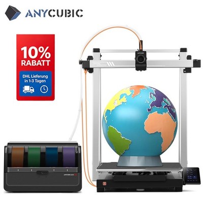 【Open Box】Anycubic Kobra 3 Max Combo Größe Mehrfarben 3D Drucker mit ACE PRO
