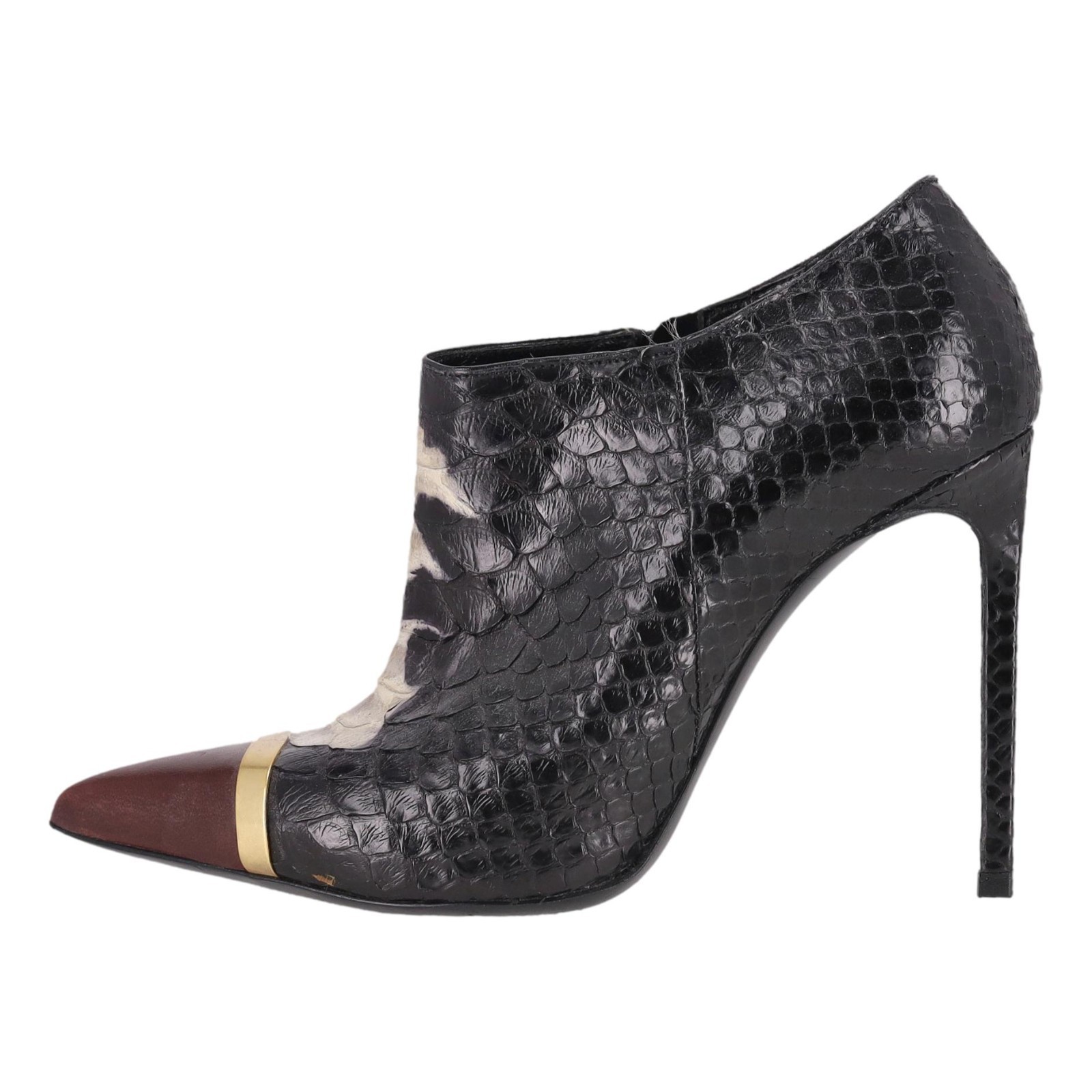 Saint Laurent Python Skin Ankle Boots - image 1