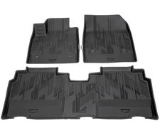 Factory Cadillac LYRIQ Front Rear All-Weather Floor Mats Noir 2023-2026 85642515