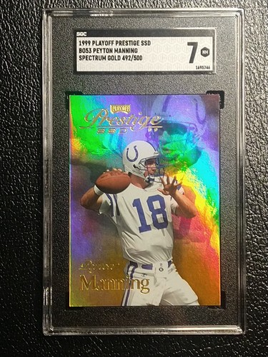 1999 Playoff Prestige SSD Peyton Manning Spectrum Gold 492/500