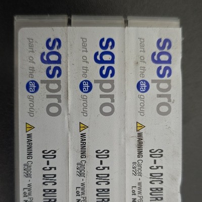 SGS Pro Carbide Double Cut Ball Burr SD-5 D/C BUR 1/2 in x 1/4 in Metalworking