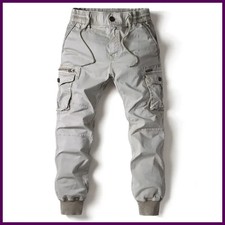 Cargo Pants Men Jogging Casual Pants Cotton Full Length Tactical Military Pants