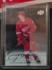 2025-26 UD Extended Nate Danielson Clear Cut Young Guns Rookie RED WINGS #714