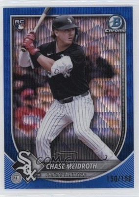 2025 Bowman Chrome Blue Wave Refractor /150 Chase Meidroth #71 Rookie RC 1q2h