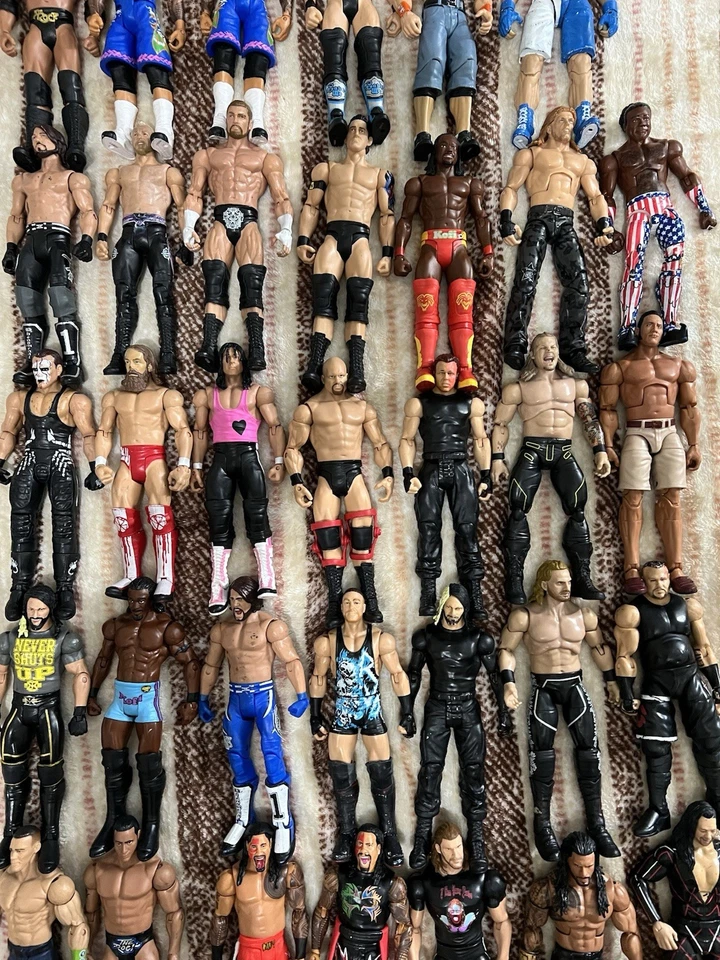 Colección de figuras de lucha libre WWE básicas y élites Foto 3 de 4