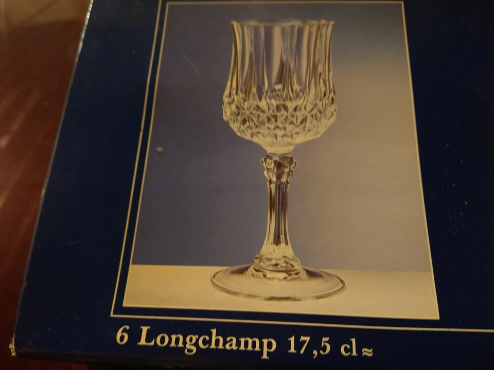 Juego de 6 copas de vino Longchamp perfectas para las vacaciones nuevas Foto 2 de 2