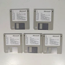 Vintage Microsoft Windows Printing System 1993 Version 1 (Floppy Disks 1-5)