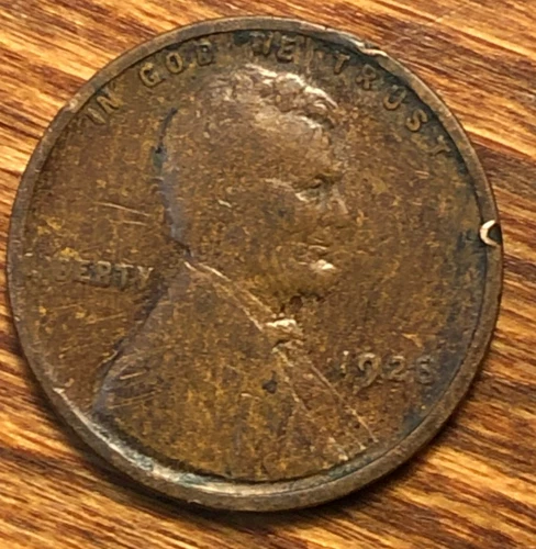 1928 Lincoln Wheat Cent Woody Wood Grain Improper Alloy Unique Eye Appeal Error