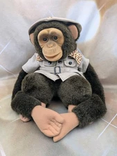Vintage Hosung Dark Brown, Safari Monkey Hand Puppet