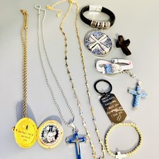 10pc Religious Jewelry Lot/Bundle - Bracelets...