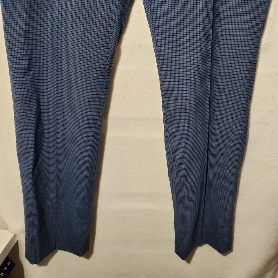 Penguin Pants Men's 36X32 Dress Pants Blue Checkered Wool Blend NWT - Image 2 of 4