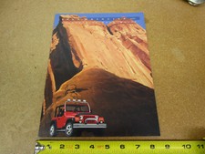 2001 Jeep Wrangler Accessories Sales Brochure 12 Pg Original Options Wheels