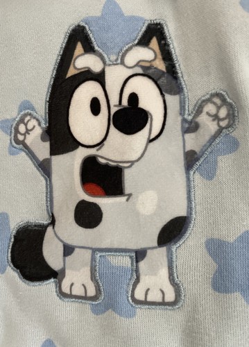 Disney Bluey & Friends Lt Blue Zip Up Kids Sweatshirt/Hoodie Sizes 4-7, NWT - Picture 6 of 7