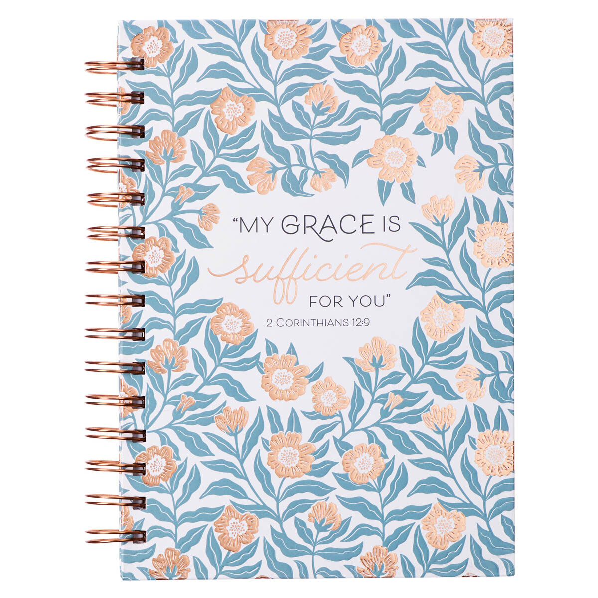 Journal w/Scripture My Grace Is Sufficient For You 2 Corinthians 12:9 Bible-image