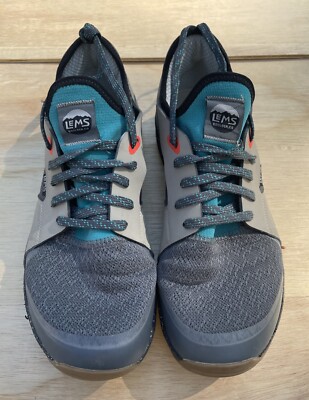 LEMS MESA Safari Shoes Trail Runners Hiking Walking Men s Gray Blue SIZE 13D