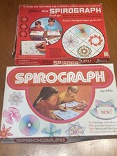 Lot of 2 Vintage Kenner Spirographs 401 and 421 Drawing Art w/Refill Kit