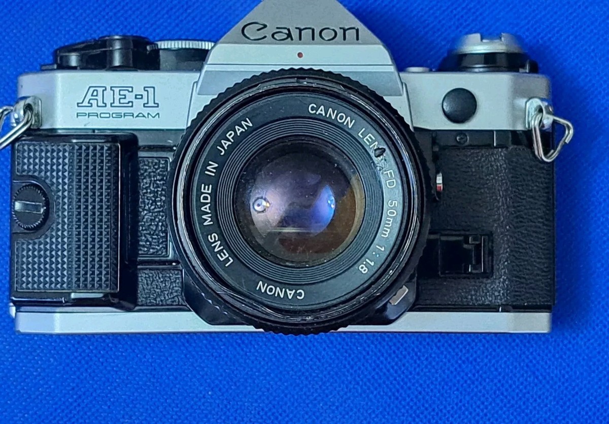 Canon キャノン フィルムカメラ AE-1 FD 50mm 1:1.4 Canon AE-1 Program 35mm Film Camera FD 50mm f1.4 S.S.C. Lens