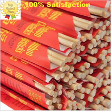 Disposable Chinese Bamboo Chopsticks, 9" Long, Individually wrapped