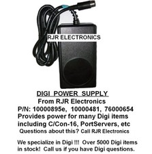 Digi 10000852 Power Supply, Power Supply for Digi PortServer