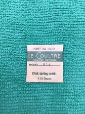 Jaeger LeCoultre Clickspring Comb Cal. 916 Part 434 30/31, NOS
