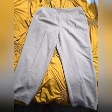 Nine west beige colored dress pants sz 14 tapered leg