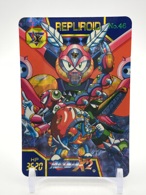 Morph Moth Wheel Gator Crystal Snail Holo No.46 Mega Man X2 ROCK