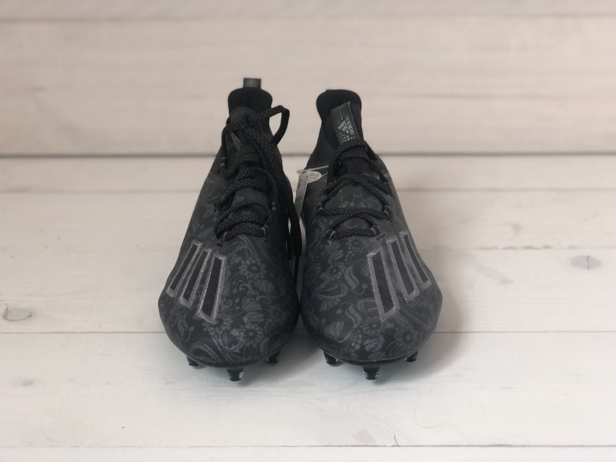 Adidas Adizero Reign Young King Floral Black Mens Football Cleats EH2723 NEW! Adidas Adizero Reign Young King Floral Black Cleats  main image 3
