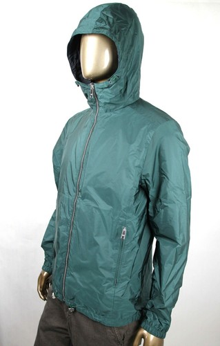 Prada Men's Green/Blue Nylon Reversible 