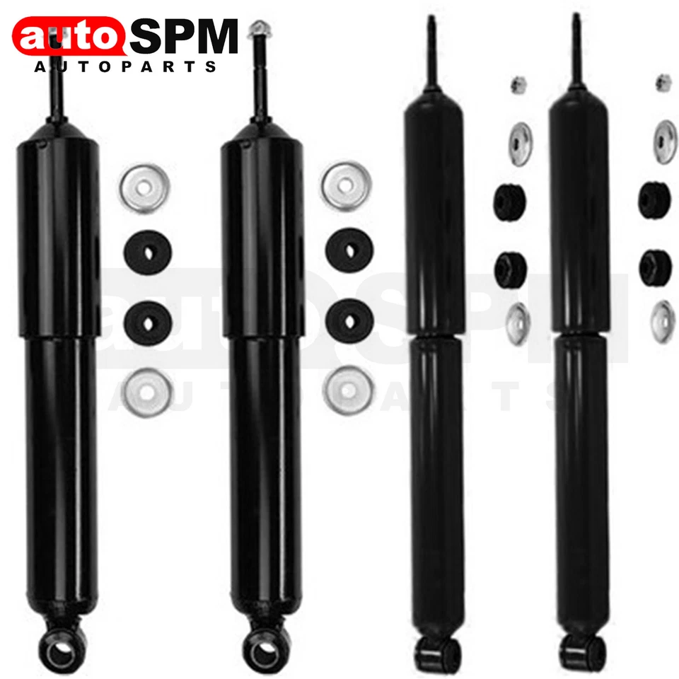 Fit Ford E-150 E-250 E-350 E-450 Super Duty Front & Rear Shocks Kit Full Set 4 - Image 2 of 4
