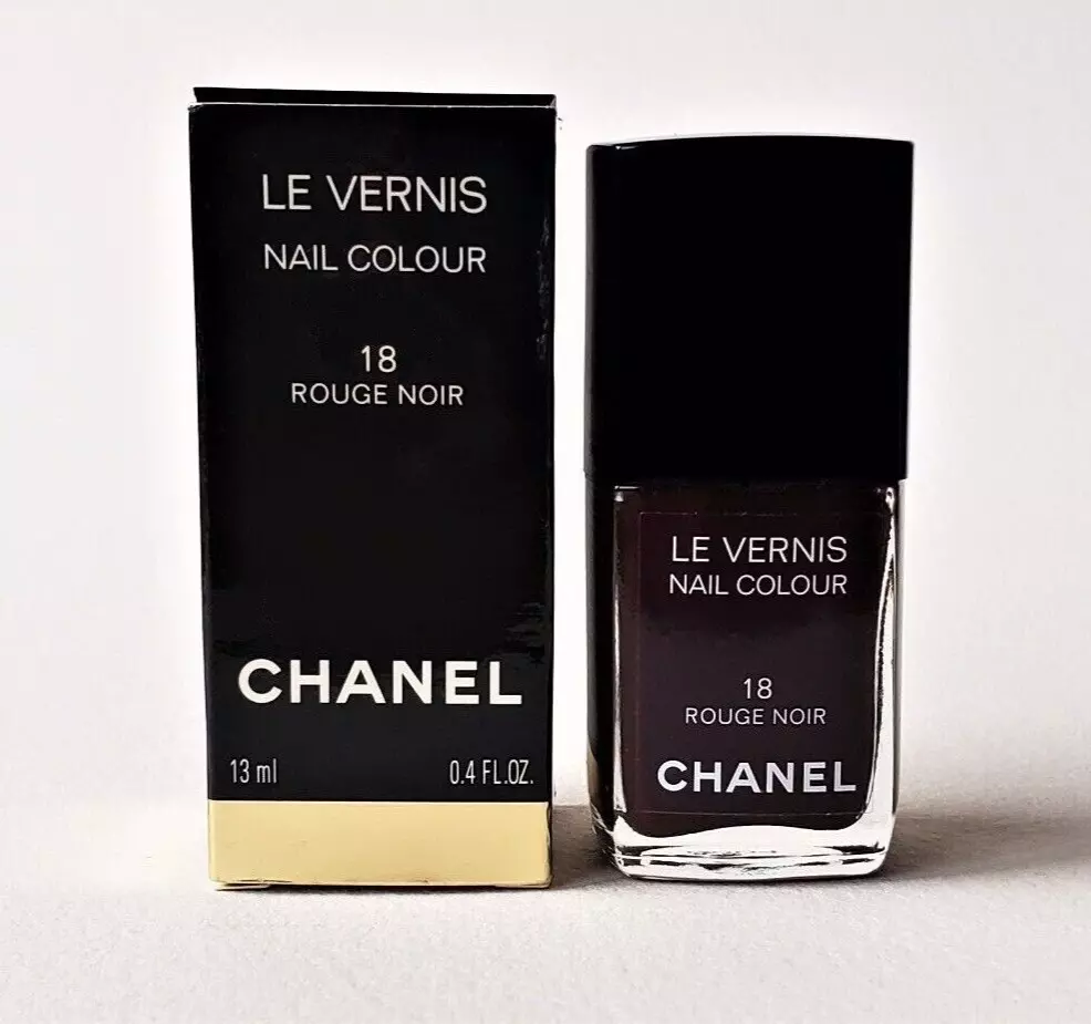 budget pust transportabel CHANEL Le Vernis Nail Polish 18 ROUGE NOIR | eBay