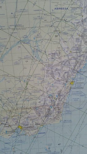 1978 AUSTRALIA / INDONESIA MAP - DMA Global Navigation Chart (GNC 14) 41"x57" - Picture 5 of 11