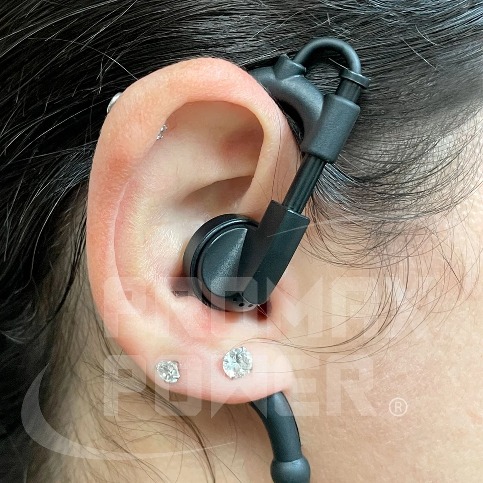 10x Swivel Earpiece w/ PTT Mic for Motorola R2, CP200, RDM2070D, Mag One & More - Image 4 of 4