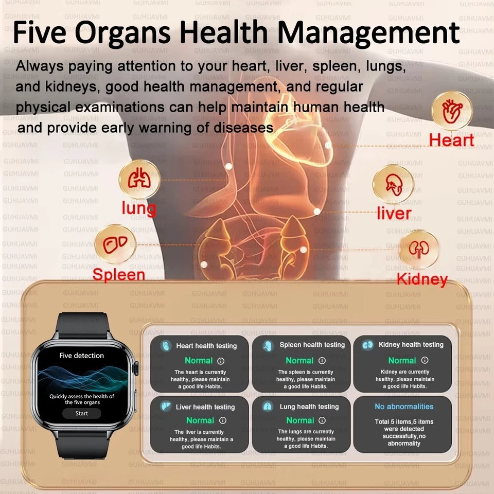New 2025 Accurate Measure Organ monitoring uric acid ECG Blood Pressure Health - Image 3 of 4