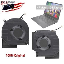 GPU CPU Cooling Fan N44738-001 Replacement For HP Victus 16-R 16-R0073CL Laptop