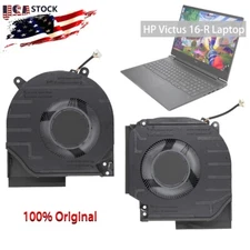 GPU CPU Cooling Fan N44738-001 Replacement For HP Victus 16-R 16-R0073CL Laptop