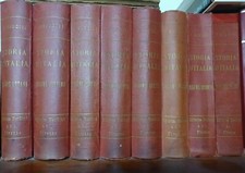 PAOLO GIUDICI - STORIA D'ITALIA in 8 VOLUMI - EDITRICE NERBINI FIRENZE 1958
