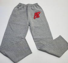 Russell Athletic Youth Sweat Pants Gray Medium Elastic Waistband With Pockets